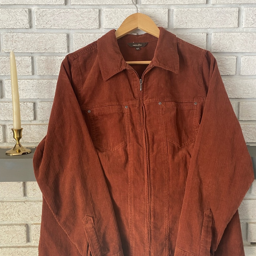 Women’s Rust Corduroy Jacket